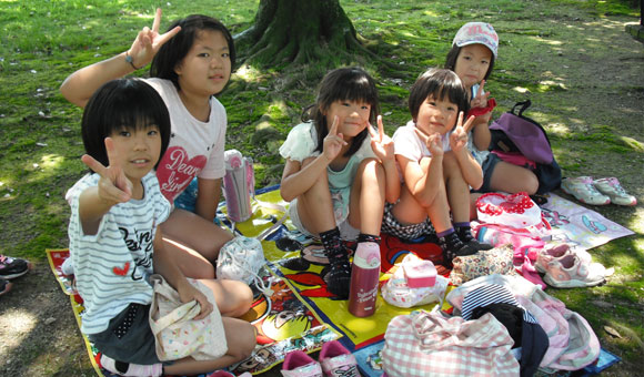 学童で百花台公園